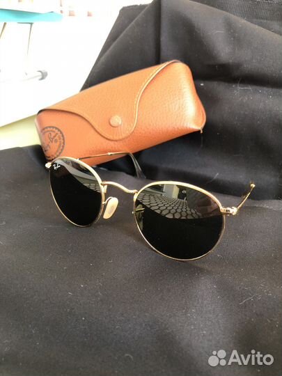Очки ray ban round metal 3447 001 оригинал