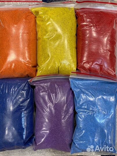 Цветной песок для творчества