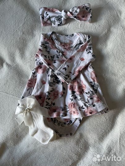 Платье боди для девочки