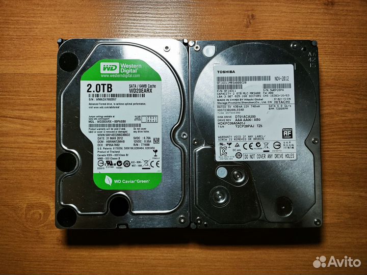 Жесткий диск от 80Гб до 4Тб