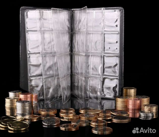 Альбом для монет / кляссер (72 ячейки)