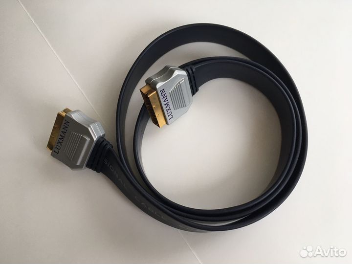 Кабель luxmann professional scart-scart