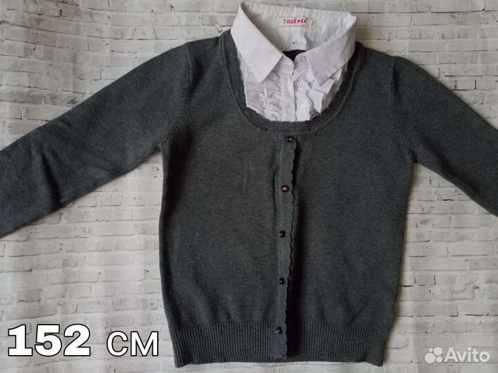 Школьная рубашка обманка для девочки