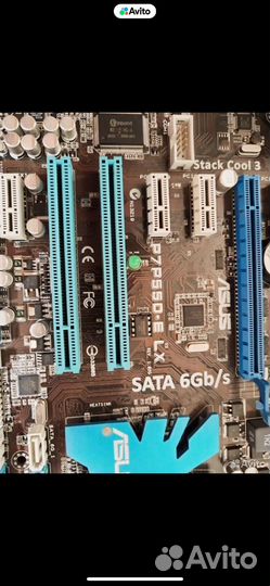Материнская плата p7p55d-e lx + i5 650 3,2Ghz