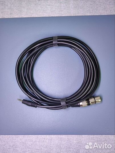 Кабель dexp 3.5 mm jack - XLR чёрный