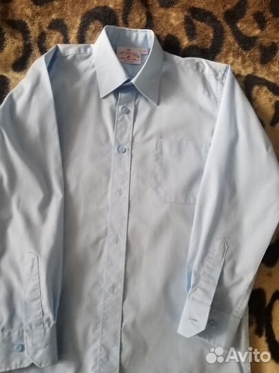 Рубашки (2 шт) на мальчика 134 р