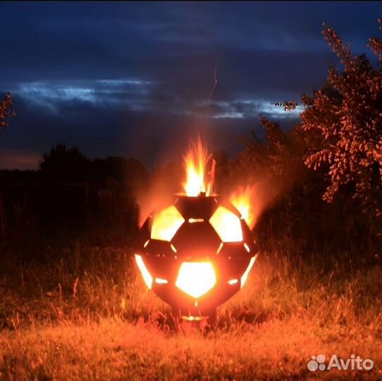 Садовый очаг, костровая чаша Футбольный мяч