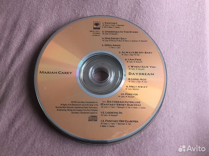 Mariah carey. Daydream. CD-диск made in japan