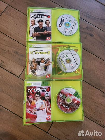 Игры Topspin 4,3,2 для xbox360 лицензионные