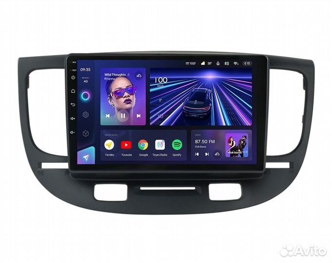 Магнитола Киа Рио 2 2005-2011 Андроид Teyes CC3