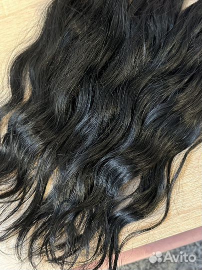 Волосы натуральные срез