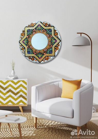 Зеркало в восточном стиле - дизайнерское