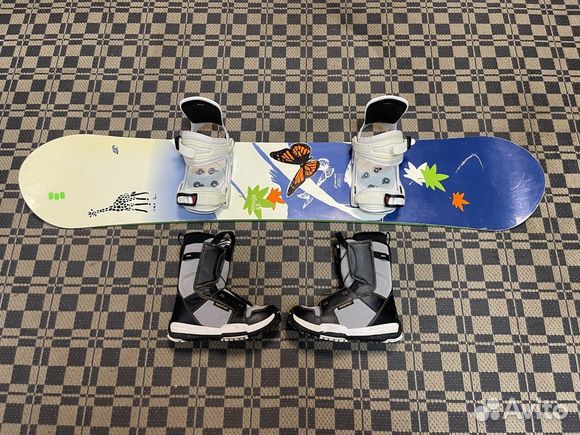 Сноуборд комплект Crazy Creek - 143 + Salomon - 34