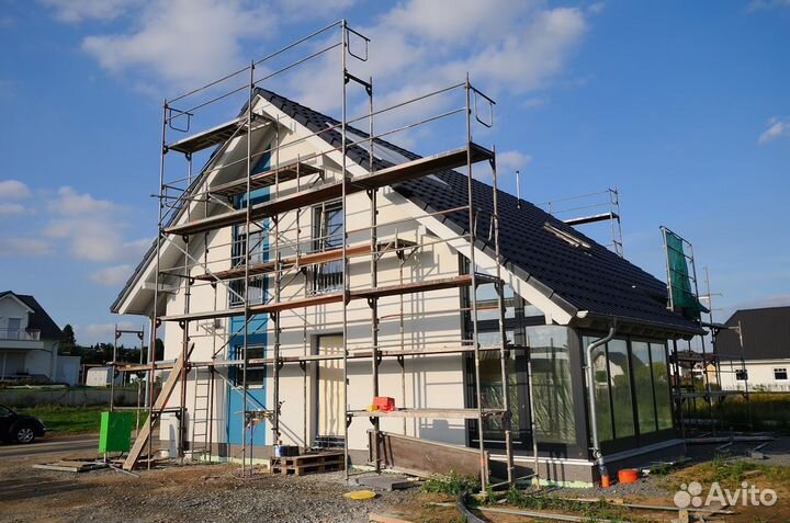 Мокрый фасад, штукатурка теплоизоляция