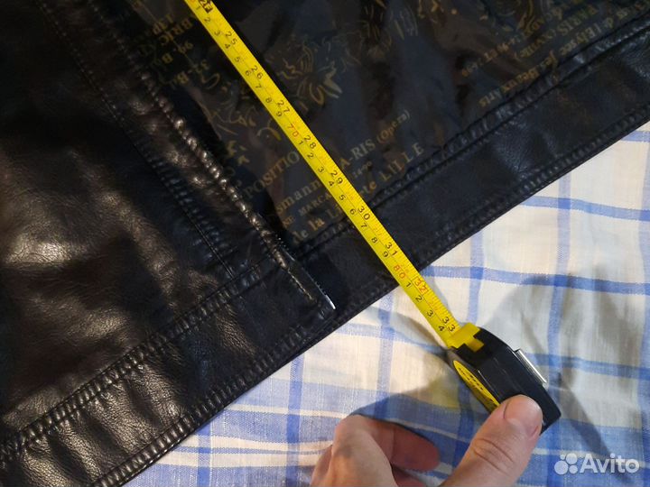 Кожаная куртка мужская 12XL с биркой