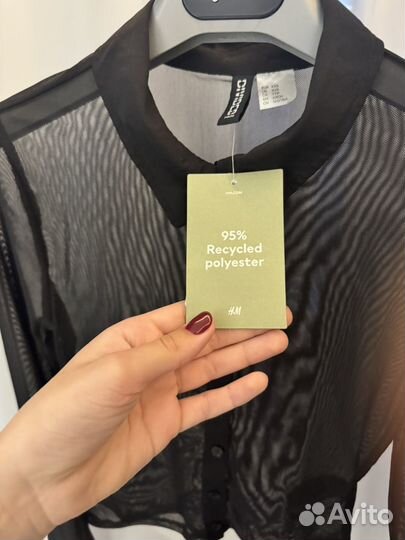 Кофта из сетки hm