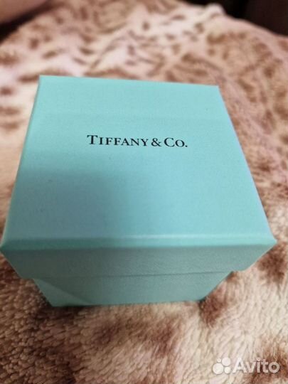 Платиновое кольцо Tiffany band ring оригинал