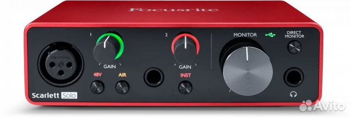 Внешняя звуковая карта Focusrite Scarlett Solo 3rd
