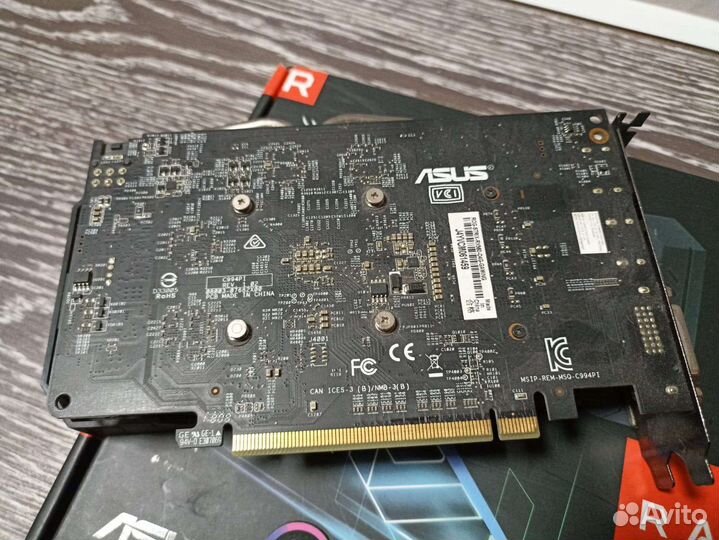 Видеокарта asus radeon RX 560 ROG strix 4G
