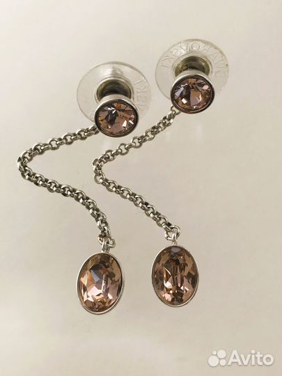 Длинные Серьги Swarovski Оригинал Джекеты Подвеска