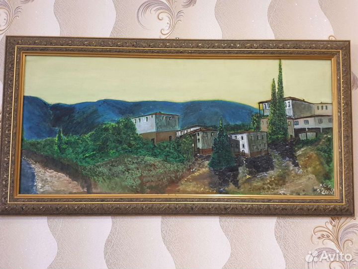 Картина маслом на холсте пейзаж