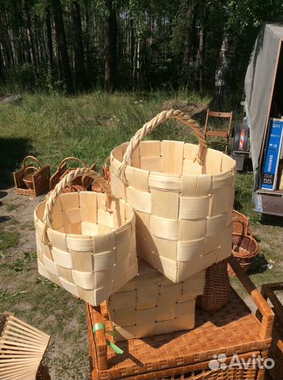 Корзина плетёная