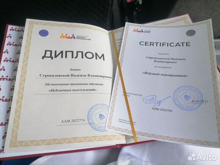 Профессиональная ведущая