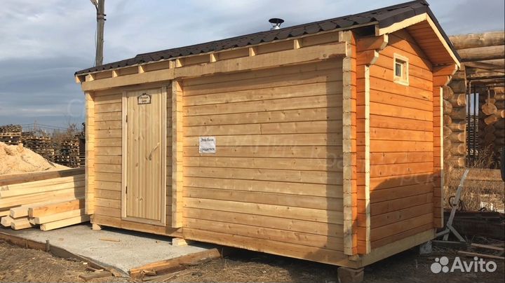 Баня каркасная