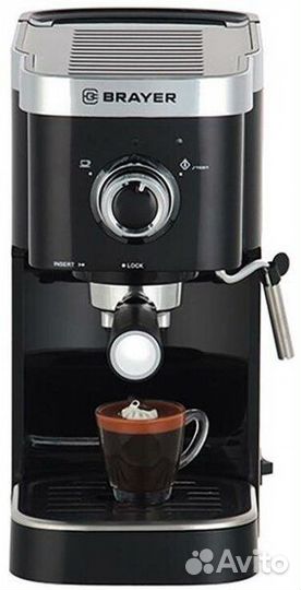 Кофеварка рожковая brayer BR1100