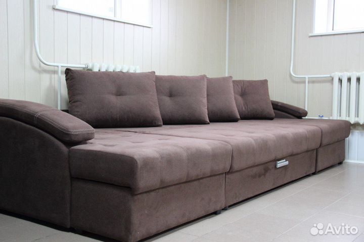 П образный диван