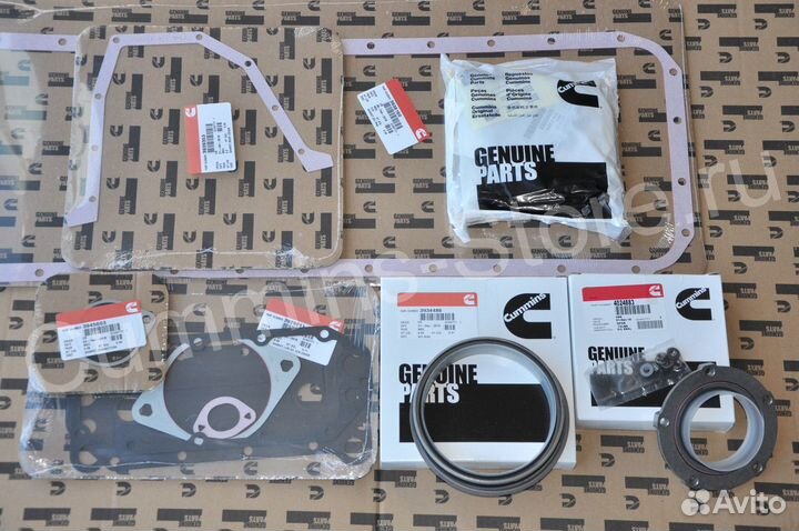 Набор прокладок нижний L,ISLe,QSL, DongFeng 340-37