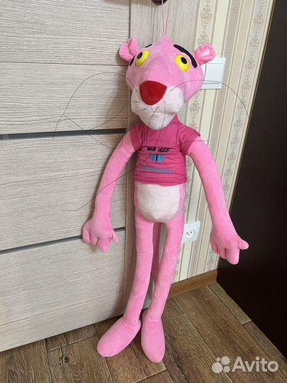 Игрушка мягкая розовая пантера pink panther