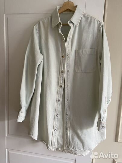 Джинсовая рубашка платье 12storeez S