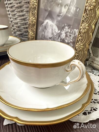 Чайное трио от немецкой мануфактуры KPM