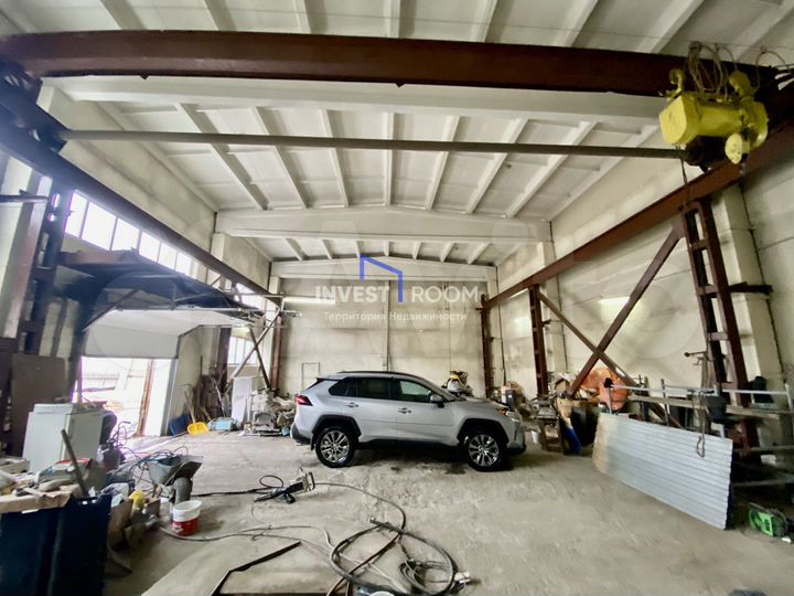 Производство с кран балкой, склад, автобизнес