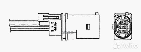 Лямбда-зонд LZA07-AU2 0026 NGK
