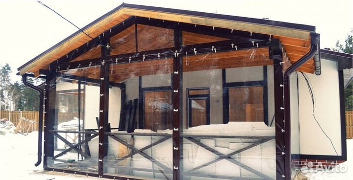 Мягкие окна из пвх пленки / не лопаются