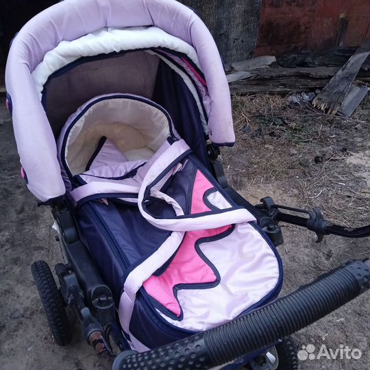 Коляска 2 в 1 бу