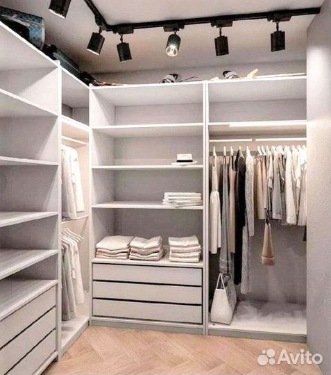 Гардеробная на заказ за короткий срок