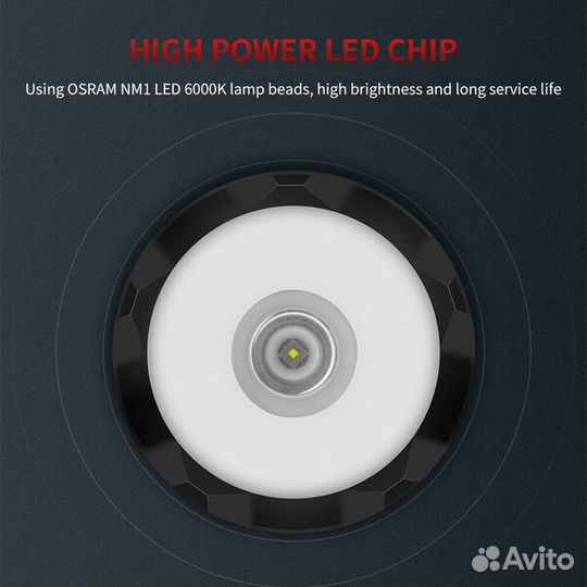 Фонарь ручной (1LED-osram NM1) (boruit C8)