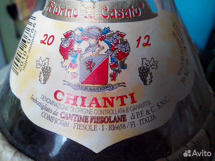 Бутылка в плетенке