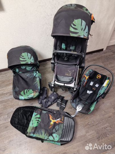 Коляска cybex 3 в 1 platinum полный комплект