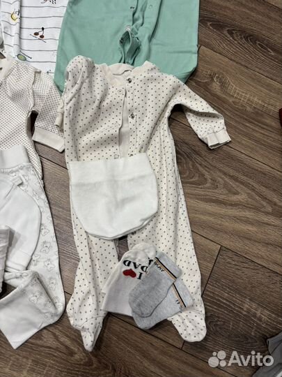 Вещи пакетом для мальчика новорожденных 62 68