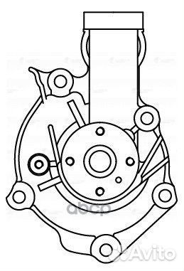 Насос водяной для а/м Chery Tiggo T11 (05) 2.4