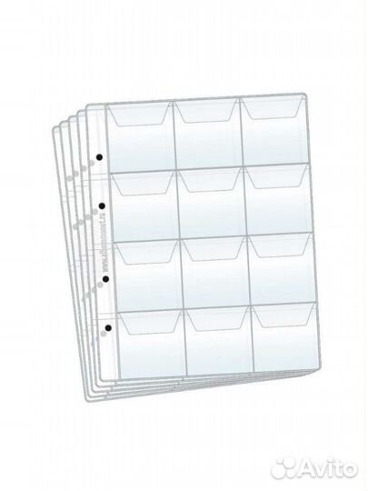 Листы для монет