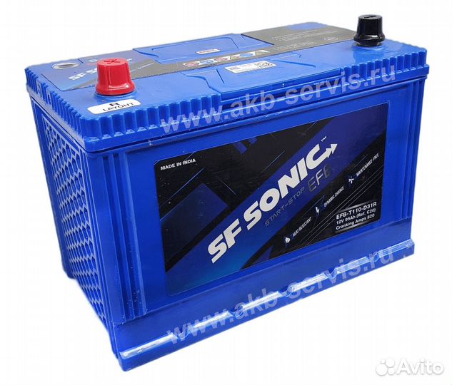 Аккумулятор 95Ah 850A asai SfSonic