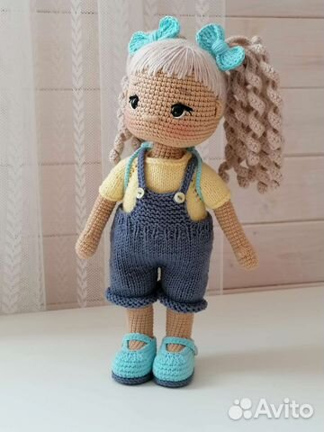 Вязаная кукла ручной работы (на заказ)