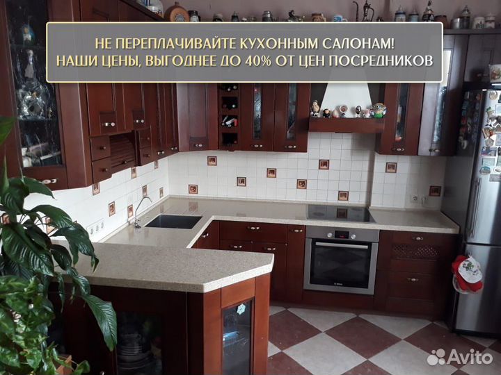 Столешница на кухню из камня мрамора метр