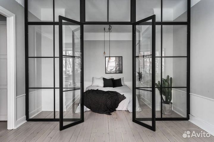 Перегородка для зонирования комнаты раздвижные