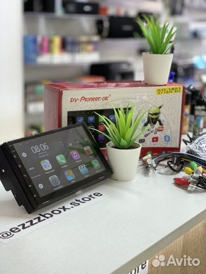 Магнитола 2 Din android Pioneer 1/16 (новая)
